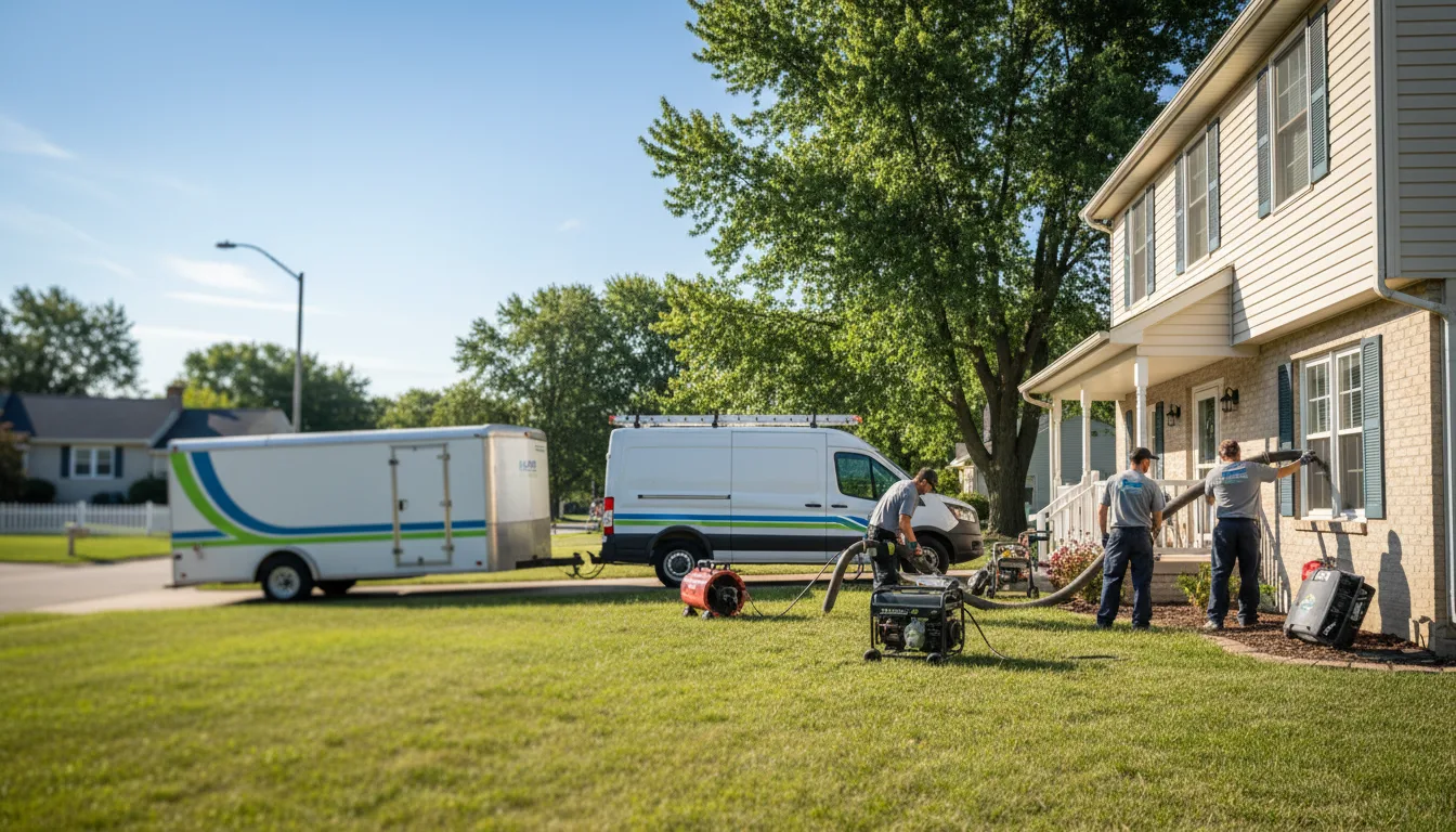Flooded Basement Restoration And Cleanup With Repair in Whiting, KS near me